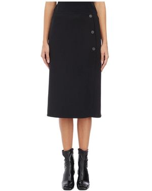 Courreges Midi Skirts - Black
