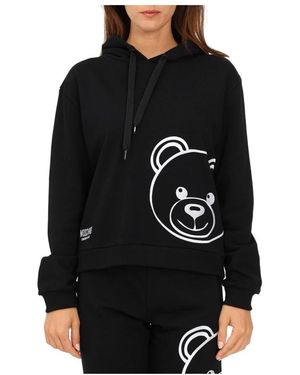 Moschino Hoodies - Black