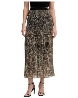 MARC AUREL Rokken ,Veelkleurig ,Polyester Midi Rok - Meerkleurig