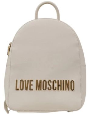 Love Moschino Backpacks - Natural