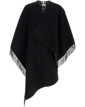 Burberry Wol Kaap - Zwart