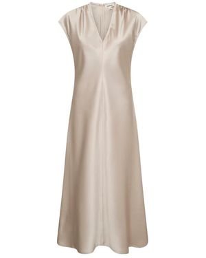 Soaked In Luxury Midi Dresses - Neutro