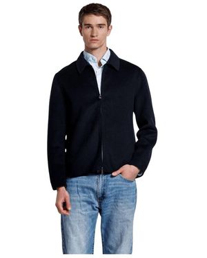 Alter Ego Jassen ,Blauw ,Wol Bryce Woljas - Zwart