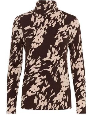 Soaked In Luxury Turtlenecks - Marron