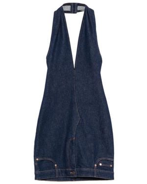 Moschino Kleedjes ,Blauw ,Denim Denim Jurk