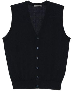 Corneliani Sleeveless Knitwear - Negro