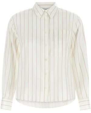 Peserico Overhemden ,Zijden Blouse - Wit