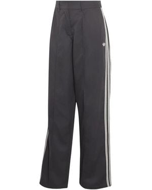 adidas Fitness ,Zwart ,Polyester Firebird Trainingsbroek - Grijs