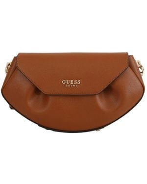 Guess Satchel Cuoio - Braun