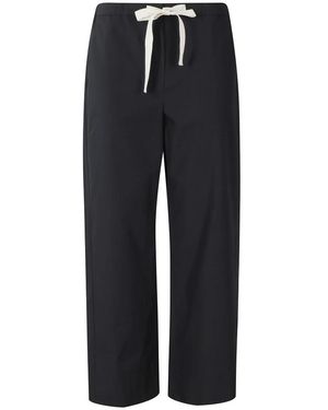 Max Mara Straight Trousers - Blue