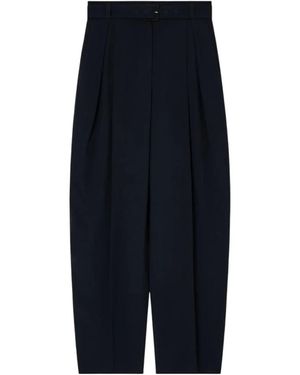 Emporio Armani Wide Trousers - Blu