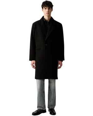 Won Hundred Single-Breasted Coats - Nero