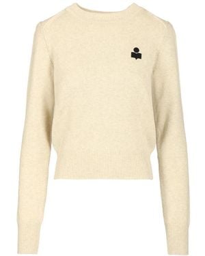 Isabel Marant Round-Neck Knitwear - Natural