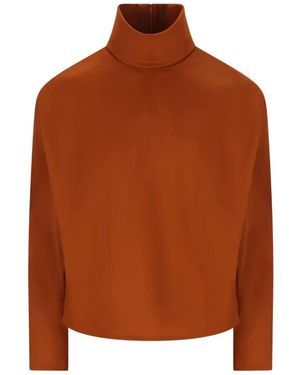 Saint Laurent Turtlenecks - Marrón