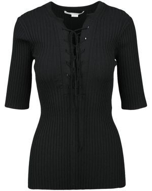Stella McCartney Round-Neck Knitwear - Black