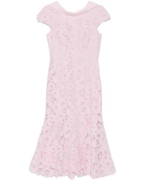 Self-Portrait Kleedjes ,Roze ,Collar Lace Dress