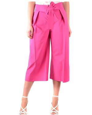 Pinko Cropped Trousers - Pink