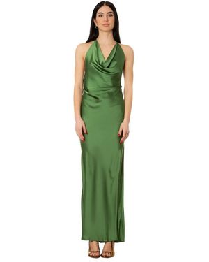 ACTUALEE Kleedjes ,Groen ,Polyester Elegante Jurk