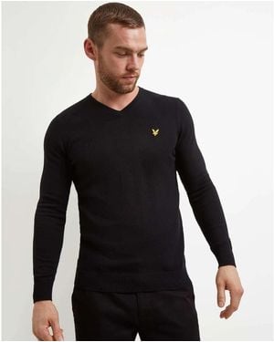 Lyle & Scott V-Neck Knitwear - Negro