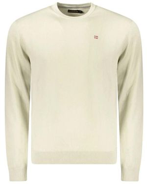 Napapijri Round-Neck Knitwear - Natural