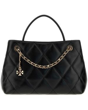 Tory Burch Tassen ,Zwart ,Katoen Small Fleming Carryall