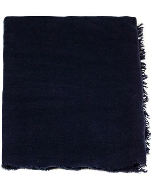 Kangra Woll- Und Kaschmirschal - Blau