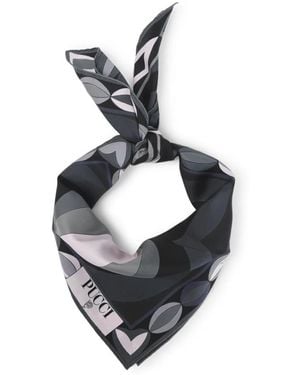 PUCCI Silky Scarves - Metálico