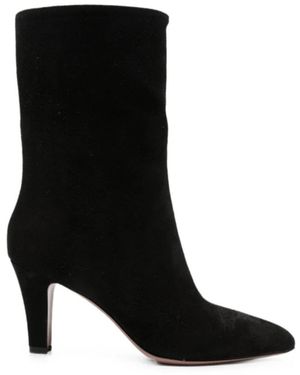 Paris Texas Heeled Boots - Black