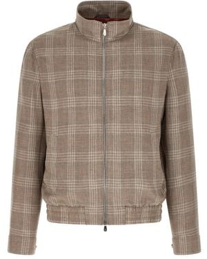 Brunello Cucinelli Bomber Jackets - Gris