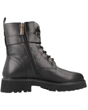 Carmela Lace-Up Boots - Negro