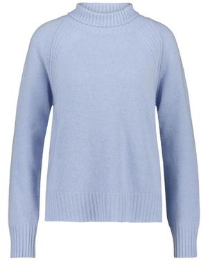 Dondup Truien & Vesten ,Blauw ,Wol Rollneck Trui