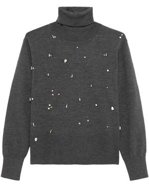 Alpha Studio Truien & Vesten ,Grijs ,Fine Essentials Turtleneck