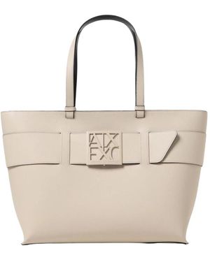 ARMANI EXCHANGE Tote Bags - Neutro