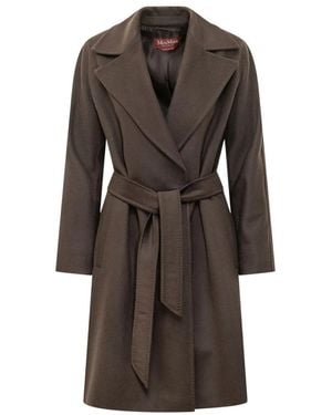 Max Mara Jassen ,Bruin ,Wol Dravenna Jas