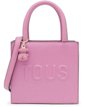 Tous Tassen ,Roze ,Brenda Cube Minibag