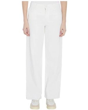 Mother Spinner Zip Sneak - Wit