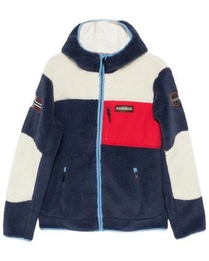Napapijri Fleece Jackets - Bleu