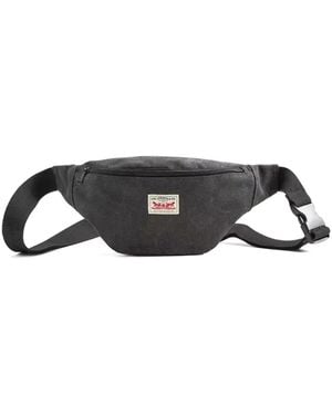 Levi's Marsupio Compatto Ls Monogram Cap Mid Wash 8 - Schwarz