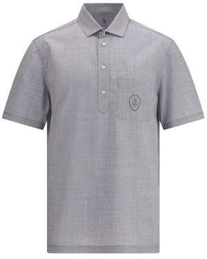 Brunello Cucinelli Polo Shirts - Grigio