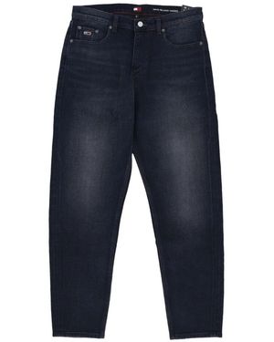 Tommy Hilfiger Lockerer Dunkler Denim Jeans - Blau