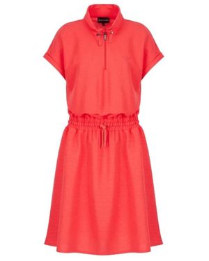 Emporio Armani Shirt Dresses - Red
