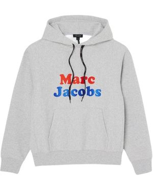 Marc Jacobs Canal St Logo Oversized Hoodie - Grau