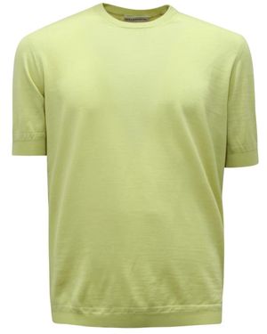 GOES BOTANICAL Wollstrickpullover Grün Gelb