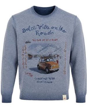 Bob Reversible Wool Jersey - Blau