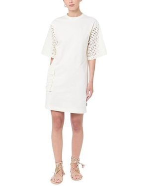 Ice Play Short Dresses - White