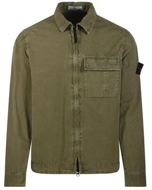 Stone Island Light Jackets - Green