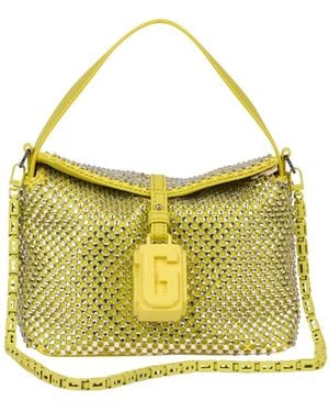 Gcds Mini Mega Comma Mesh Bag - Gelb