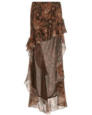 ANDAMANE Maxi Skirts - Brown