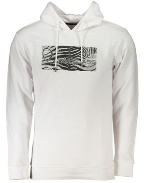 Roberto Cavalli Hoodies & Sweatvesten ,Wit ,Katoen Hoodies - Grijs