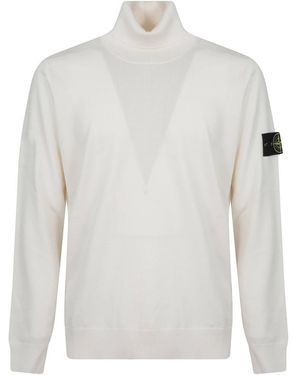 Stone Island Pullover - Weiß